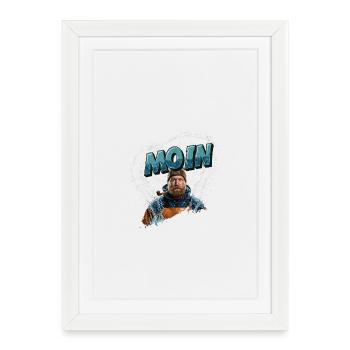 Hello sailor - Framed poster (27 × 37 cm) - white - Front