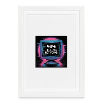 Creative IT humor - Framed poster (27 × 37 cm) - white - Front