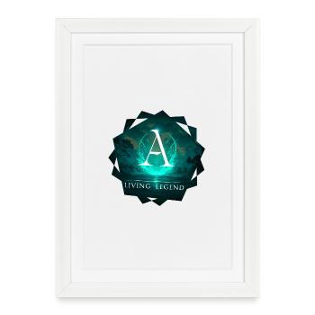 Conception mythologique d’Apsilon - Affiche encadrée (27 × 37 cm) - blanc - Devant