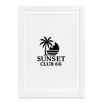 Sunset Club 66 - Black Label - Framed poster (27 × 37 cm) - white - Front
