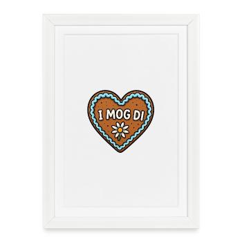I MOG DI - Affiche encadrée (27 × 37 cm) - blanc - Devant