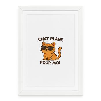 Sun Cat Style - Framed poster (27 × 37 cm) - white - Front