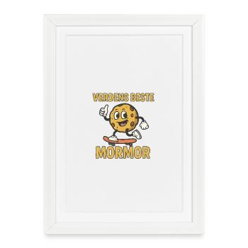 Le meilleur biscuit patineur de grand-mère au monde - Affiche encadrée (27 × 37 cm) - blanc - Devant