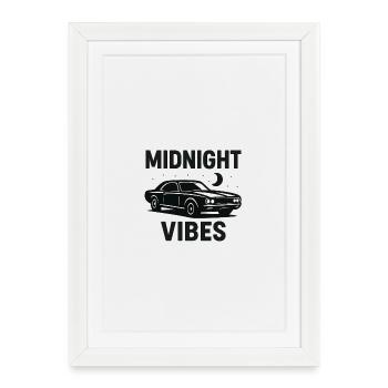 Vibes Merch - Framed poster (27 × 37 cm) - white - Front