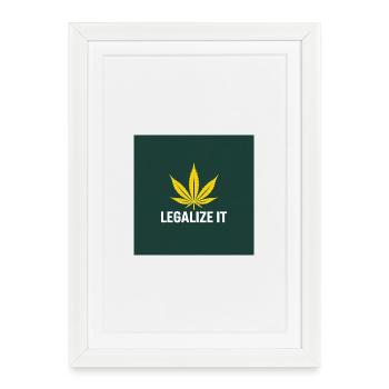 Cannabis Legalization Sheet - Framed poster (27 × 37 cm) - white - Front