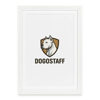 Dogostaff Berlin Duo - Affiche encadrée (27 × 37 cm) - blanc - Devant