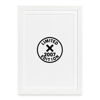 Limited Edition 2007 XStempel - Gerahmtes Poster (27 × 37 cm) - Weiß - Vorne