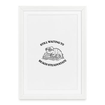 T-shirt des étudiants en médecine - Pharmacologie Humour - Affiche encadrée (27 × 37 cm) - blanc - Devant