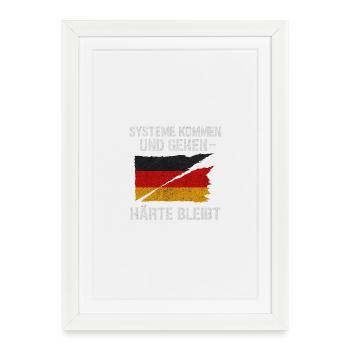Les systèmes vont et viennent, la robustesse demeure - Affiche encadrée (27 × 37 cm) - blanc - Devant