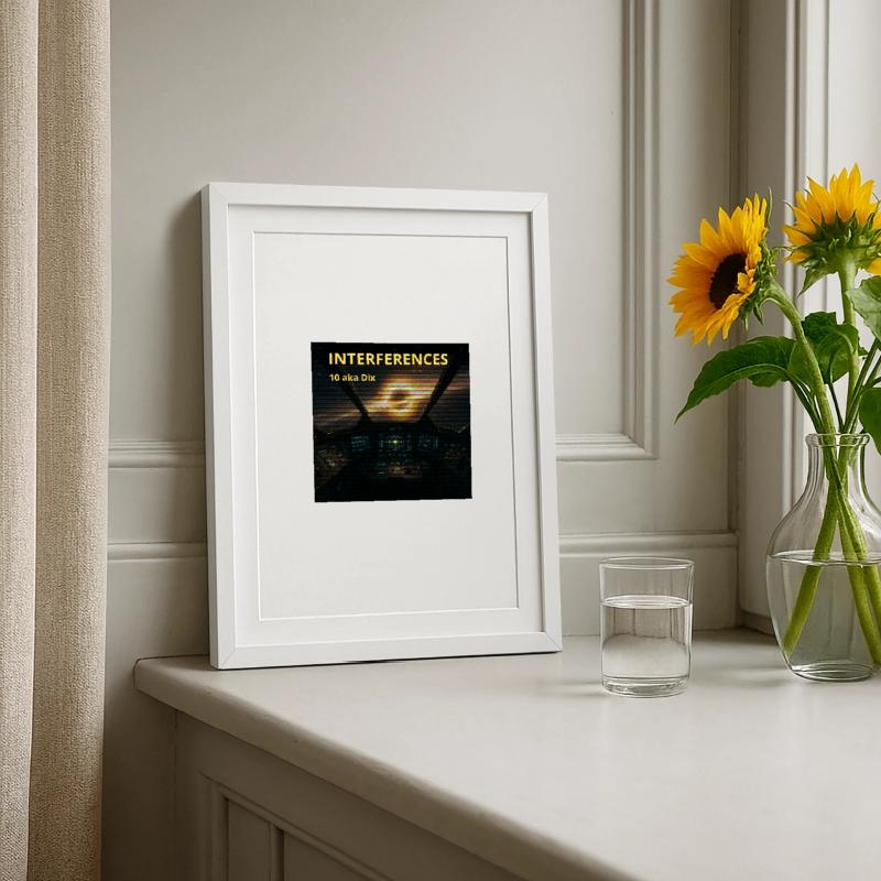 Nebula Cockpit Interference Framed poster (27 × 37 cm)
