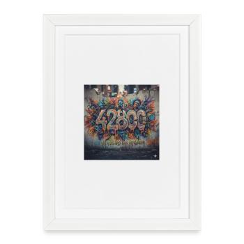 Graffiti 42800 You Are Losing Your Mind - Framed poster (27 × 37 cm) - white - Front