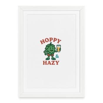Hoppy & Hazy Hop Figurine - Framed poster (27 × 37 cm) - white - Front
