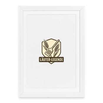 Läuter-Legende - Gerahmtes Poster (27 × 37 cm) - Weiß - Vorne