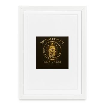 Pactum Elysium - Framed poster (27 × 37 cm) - white - Front