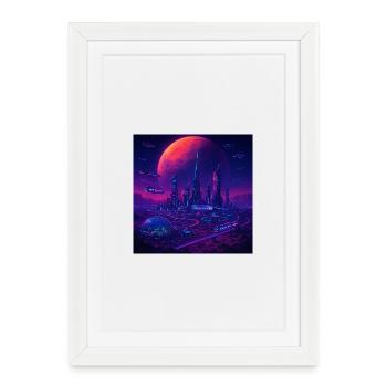RockyZoo62 - Framed poster (27 × 37 cm) - white - Front