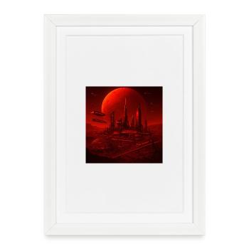 RockyZoo61 - Framed poster (27 × 37 cm) - white - Front