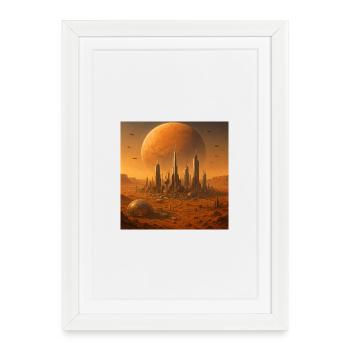 RockyZoo65 - Framed poster (27 × 37 cm) - white - Front