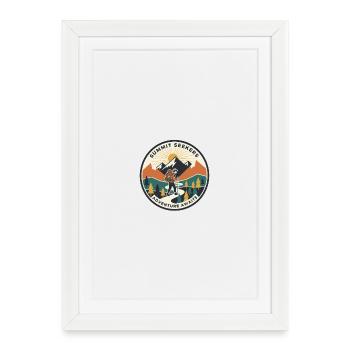 Patch Mountaineer : L’aventure vous attend - Affiche encadrée (27 × 37 cm) - blanc - Devant