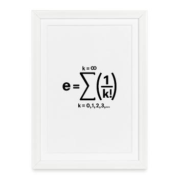 base_log_natural - Framed poster (27 × 37 cm) - white - Front