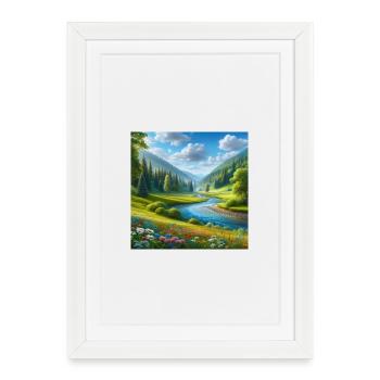 A beautiful spring hall - Framed poster (27 × 37 cm) - white - Front
