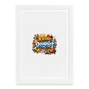 Little Rascal Play World - Framed poster (27 × 37 cm) - white - Front
