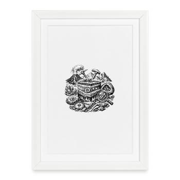 Geology - Framed poster (27 × 37 cm) - white - Front