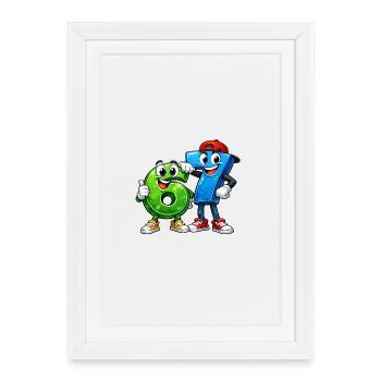 67 sixseven - Affiche encadrée (27 × 37 cm) - blanc - Devant