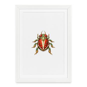 Christmas Crawlers - Framed poster (27 × 37 cm) - white - Front
