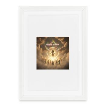 Goid by Bonnie we lost a hero - Framed poster (27 × 37 cm) - white - Front