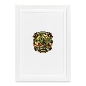 Faites pousser à votre façon, BigRanch - Affiche encadrée (27 × 37 cm) - blanc - Devant
