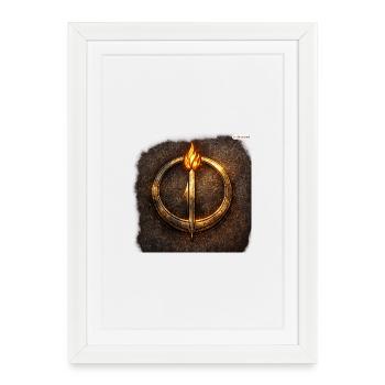 Travelers_sigil - Affiche encadrée (27 × 37 cm) - blanc - Devant