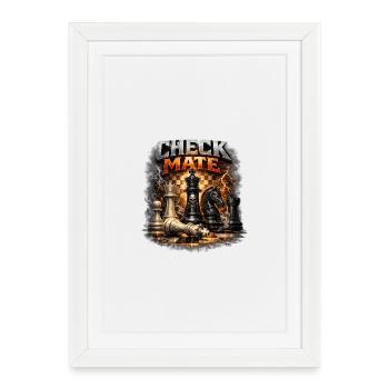 Check Mate: Royal Chess Duel - Framed poster (27 × 37 cm) - white - Front