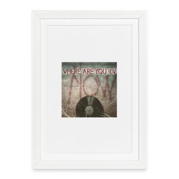 Where Are You Now by Mark Noone - Framed poster (27 × 37 cm) - white - Front