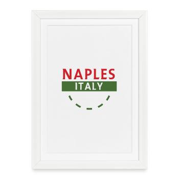 Naples Italy Emblem Arc - Framed poster (27 × 37 cm) - white - Front