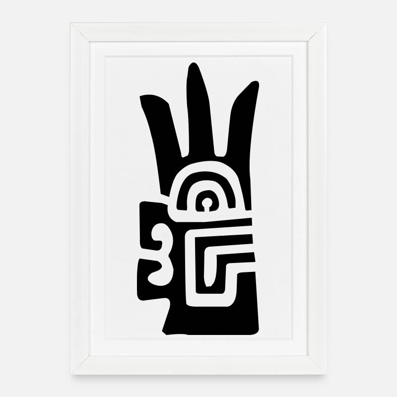 Chavín - Affiche encadrée (27 × 37 cm) - blanc