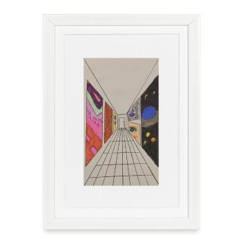 Perspective of the mind - Framed poster (27 × 37 cm) - white - Front