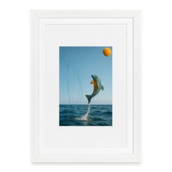 Fantaisie marine - Affiche encadrée (27 × 37 cm) - blanc - Devant
