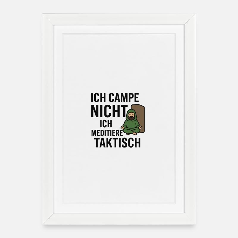 Camper - Framed poster (27 × 37 cm) - white
