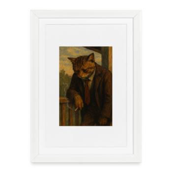 It’s been a long day of a long year - Framed poster (27 × 37 cm) - white - Front