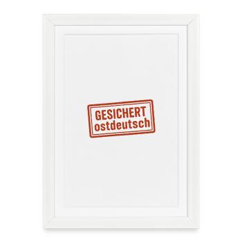 Sécurisé pour l’Allemagne de l’Est - Affiche encadrée (27 × 37 cm) - blanc - Devant