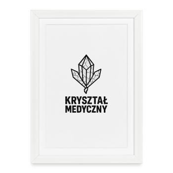 Medical Crystal - Framed poster (27 × 37 cm) - white - Front