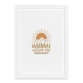 Escape The Ordinary - Framed poster (27 × 37 cm) - white - Front