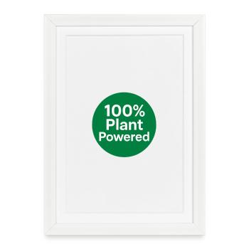 100 % de puissance de l’usine - Affiche encadrée (27 × 37 cm) - blanc - Devant