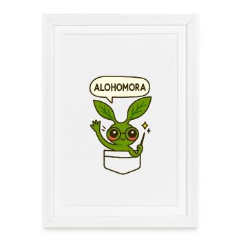 Small Spell Bowtruckle - Framed poster (27 × 37 cm) - white - Front