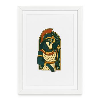 Horus - Affiche encadrée (27 × 37 cm) - blanc - Devant