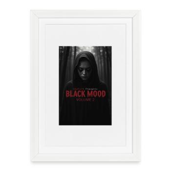 Black_Moods_Vol_2_2k_origin - Affiche encadrée (27 × 37 cm) - blanc - Devant