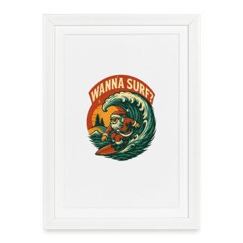 Waaveshunt Christmas Collection - Framed poster (27 × 37 cm) - white - Front