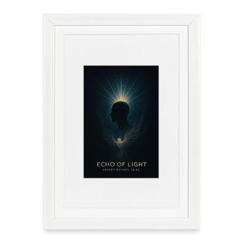 Echo of Light - Framed poster (27 × 37 cm) - white - Front