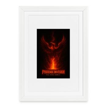 Phoenix Division - Fire Rise - Affiche encadrée (27 × 37 cm) - blanc - Devant