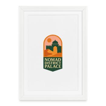 NDP006 - Affiche encadrée (27 × 37 cm) - blanc - Devant